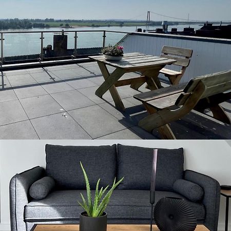 Panorama - Exklusives Apartment An Der Promenade Mit Dachterrasse & Rheinblick Emmerich Extérieur photo
